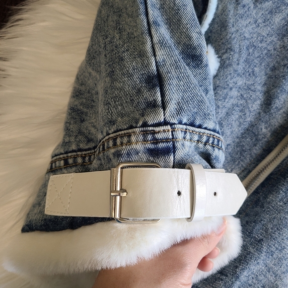 Sherpa lined jeans jacket - Picture 4 of 9